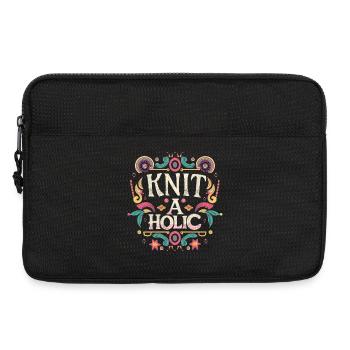 Accro à la maille - Sacoche pour ordinateur portable 13 pouces - noir - Devant