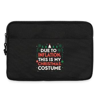 Weihnachtskostüm angesichts der Inflation - Laptoptasche 13" - Schwarz - Vorne