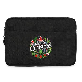 Frohe Weihnachten 3 - Laptoptasche 13" - Schwarz - Vorne