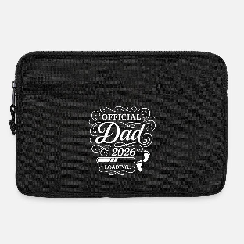 Dad 2026 Papa Loading Vaterschaft - Laptoptasche 13" - Schwarz
