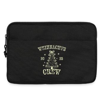 Weihnachtscrew 2025 - Laptoptasche 13" - Schwarz - Vorne