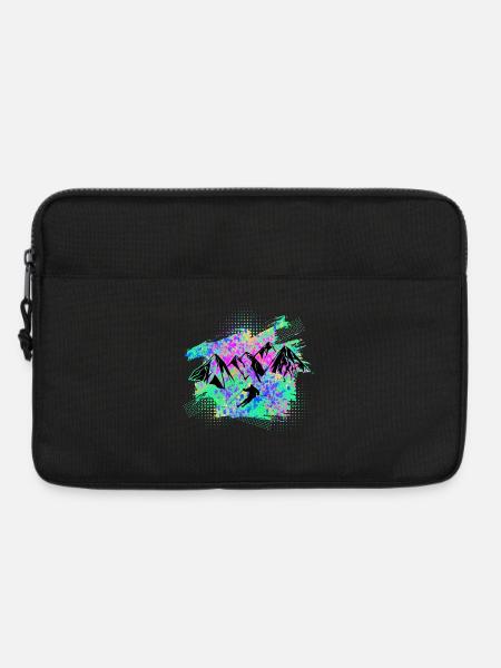 skifahren - Laptoptasche 13" - Schwarz