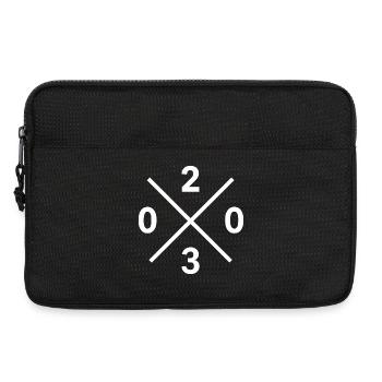 Code Régional 0203 Duisburg Ruhrpott Merch Mug Bag - Sacoche pour ordinateur portable 13 pouces - noir - Devant