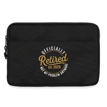 Retirement 2026 Retired 2026 Not My Problem  - Laptop bag 13" - black - Front