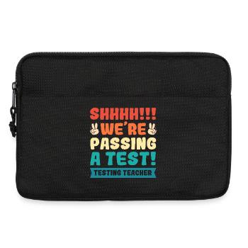 Examen d’enseignant - Sacoche pour ordinateur portable 13 pouces - noir - Devant