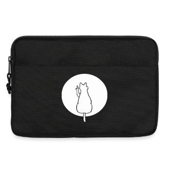Cat Cats Cat Kitten Kitty Middle Finger - Laptop bag 13" - black - Front