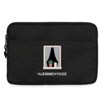 Hjemmehygge Minimalistische Skandinavische Winterfensterkunst - Laptoptasche 13" - Schwarz - Vorne