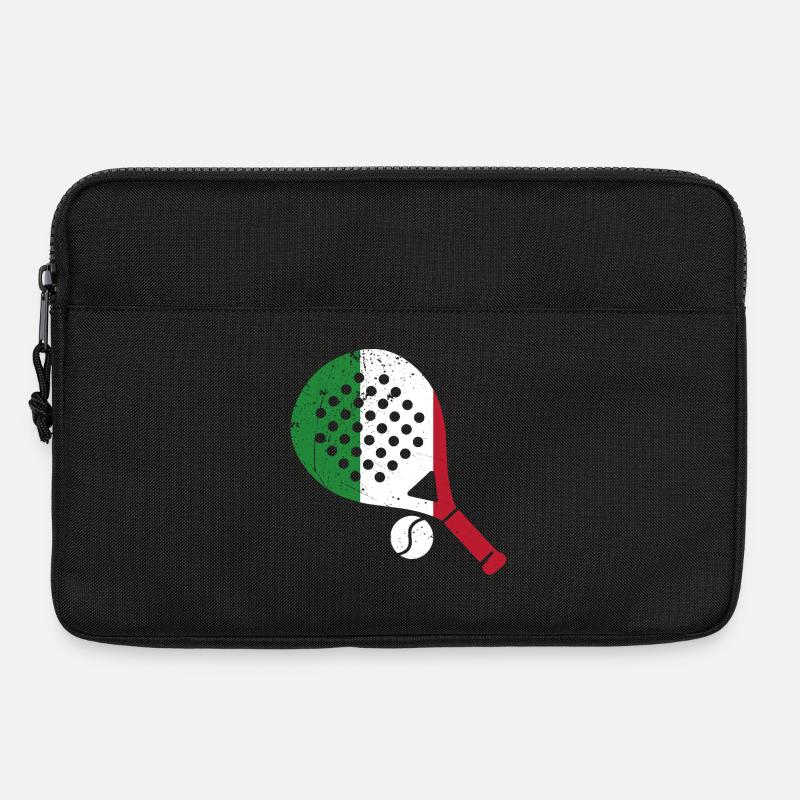 Padel Racket Italien Style - Laptoptasche 13" - Schwarz