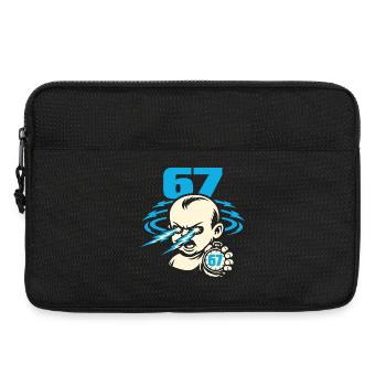 67 Six Seven 6-7 Meme Gen Alpha - Laptop bag 13" - black - Front