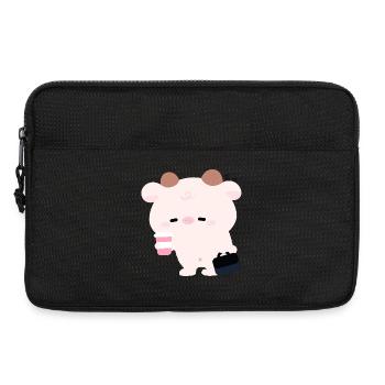 Tried Cow Coffee Run - Laptop bag 13" - black - Front