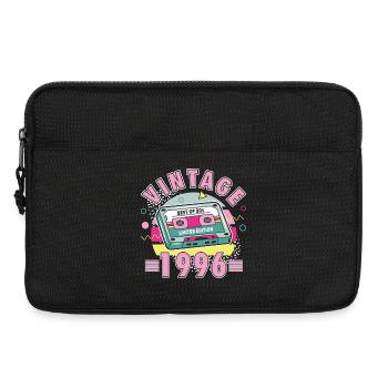 Dames de style rétro années 90 vintage 30 anniversaires - Sacoche pour ordinateur portable 13 pouces - noir - Devant