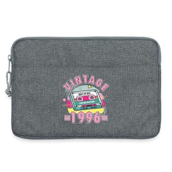 Dames de style rétro années 90 vintage 30 anniversaires - Sacoche pour ordinateur portable 13 pouces - gris chiné - Devant