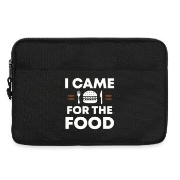 I came for the food | Came for the food - Laptop bag 13" - black - Front