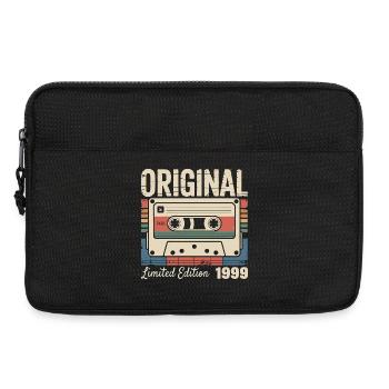 27ème anniversaire - Cadeau Vintage 1999 - Sacoche pour ordinateur portable 13 pouces - noir - Devant