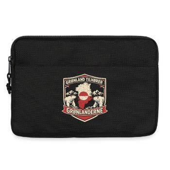 Greenland Self-Determination International Law Statement - Laptop bag 13" - black - Front