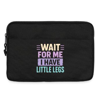 Süßer Spruch Humor Meme Lustig Geschenkidee - Laptoptasche 13" - Schwarz - Vorne