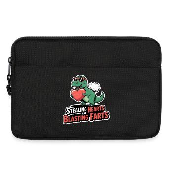 Herzenstehler & Pups-Meister Lustiges Kinder Desig - Laptop bag 13" - black - Front