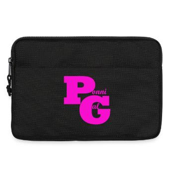 fou de poneys - Sacoche pour ordinateur portable 13 pouces - noir - Devant