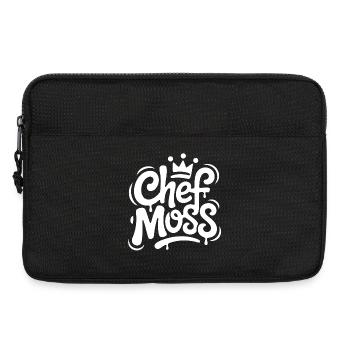 Chef Moss Graffiti Crown - Laptop bag 13" - black - Front