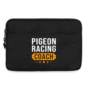 Taubenrennen Taube Tauben - Laptoptasche 13" - Schwarz - Vorne