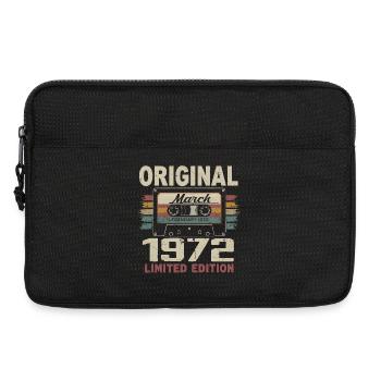Mars 1972 Vintage mars 1972 - Sacoche pour ordinateur portable 13 pouces - noir - Devant