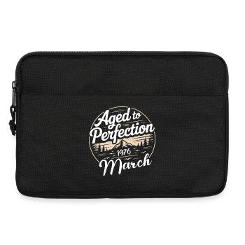 Birthday present march 1976 - Laptop bag 13" - black - Front