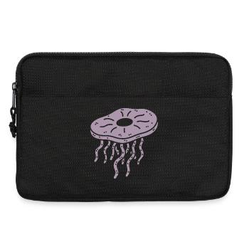 Minimalist Kombucha SCoby Tea Jellyfish - Laptop bag 13" - black - Front
