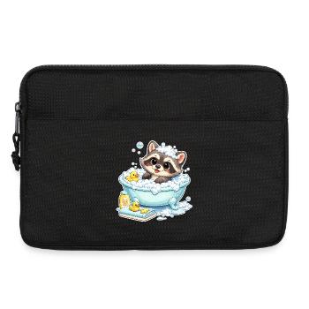 Baby_Oskar-_Badewanne - Laptoptasche 13" - Schwarz - Vorne