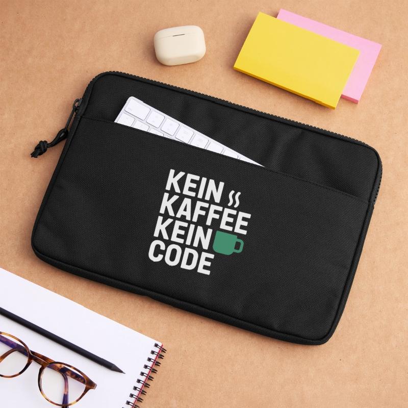 No Coffee No Code Programmeur Informaticien Sacoche pour ordinateur portable 13 pouces