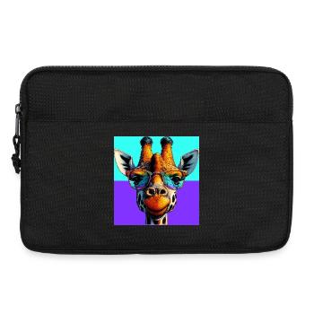 Giraffe - Laptoptasche 13" - Schwarz - Vorne
