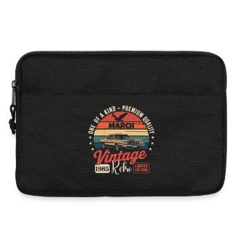 Geburtstag März 1985 Jahr Limitierte Ausgabe 1985 - Laptoptasche 13" - Schwarz - Vorne