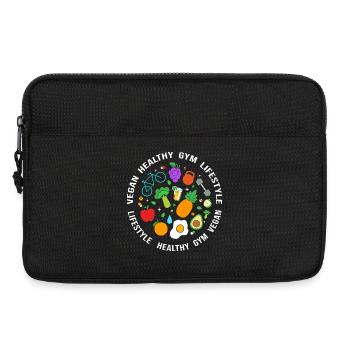 Ernährung Lebensmittel Nahrungsmittel - Laptoptasche 13" - Schwarz - Vorne