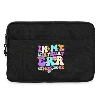 18th Birthday 2008 Vintage Retro Gift - Laptop bag 13" - black - Front