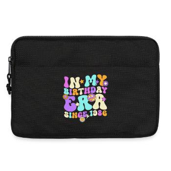 40th Birthday Retro Vintage Gift - Laptop bag 13" - black - Front