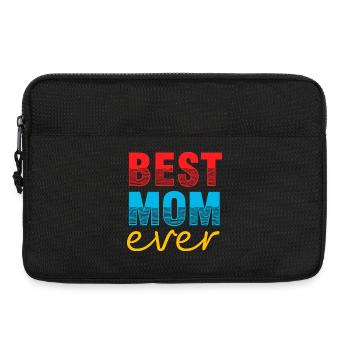 Meilleur t-shirt cadeau de maman de tous les temps - Sacoche pour ordinateur portable 13 pouces - noir - Devant