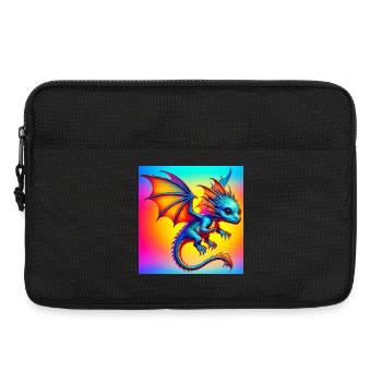 Drache - Laptoptasche 13" - Schwarz - Vorne