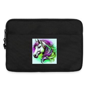 cheval - Sacoche pour ordinateur portable 13 pouces - noir - Devant