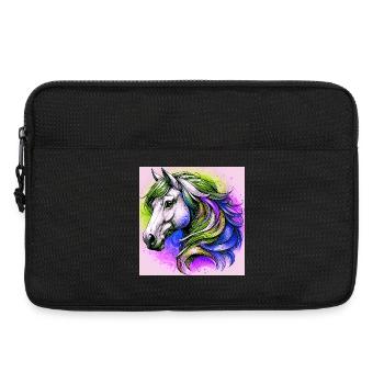 cheval - Sacoche pour ordinateur portable 13 pouces - noir - Devant