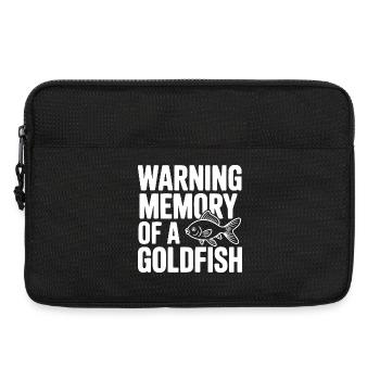 Warning Memory of a Goldfish - Laptop bag 13" - black - Front