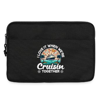 Love It When We Are Cruisin Together - Laptop bag 13" - black - Front