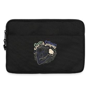 Soft And Strong Men - Laptop bag 13" - black - Front