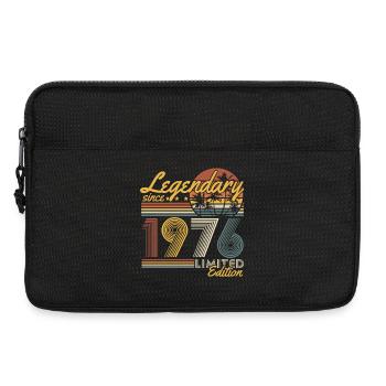 1976 Jahrgang Geburtstag Vintage Retro Geschenk - Laptoptasche 13" - Schwarz - Vorne