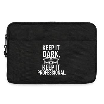 Garder le crâne sombre Pro - Sacoche pour ordinateur portable 13 pouces - noir - Devant
