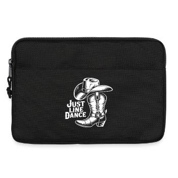 Line Dance Cowboy Stiefel - Laptoptasche 13" - Schwarz - Vorne