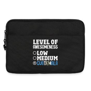 Guatemala Flag T-Shirt Pride & Home Chapín - Laptop bag 13" - black - Front