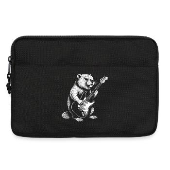 Beaver Guitar Hero - Laptop bag 13" - black - Front