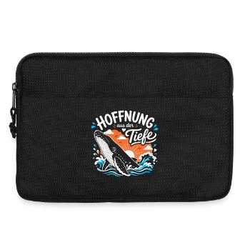 Hoffnung aus der Tiefe - Laptoptasche 13" - Schwarz - Vorne