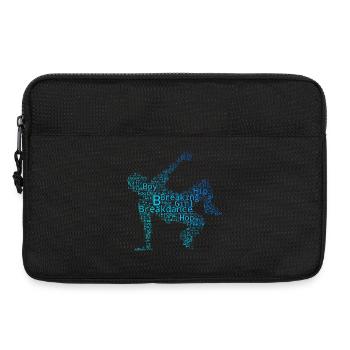 Die Hip-Hop-Tänzer und Breakdance passen zusammen - Laptoptasche 13" - Schwarz - Vorne