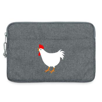 Just A Chicken Lover Funny Farm Animal - Laptop bag 13" - heather grey - Front