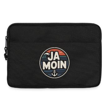Ja Moin Norddeutschland Hamburg Gamer Meme Moin - Laptop bag 13" - black - Front